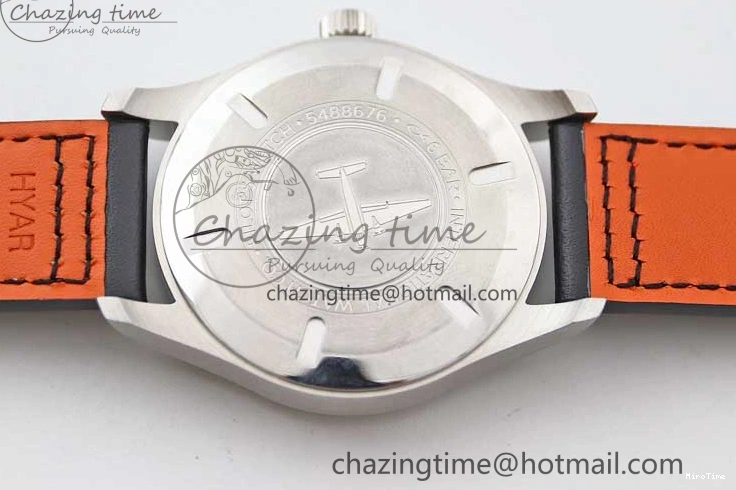 MIROTIME 0503 UrbanStyle Mark XVIII IW327012 SS M+F 1:1 Best Edition White Dial on Black Leather Strap A 7054